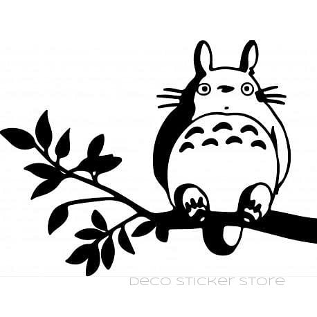 Sticker et autocollant chat sur sa branche