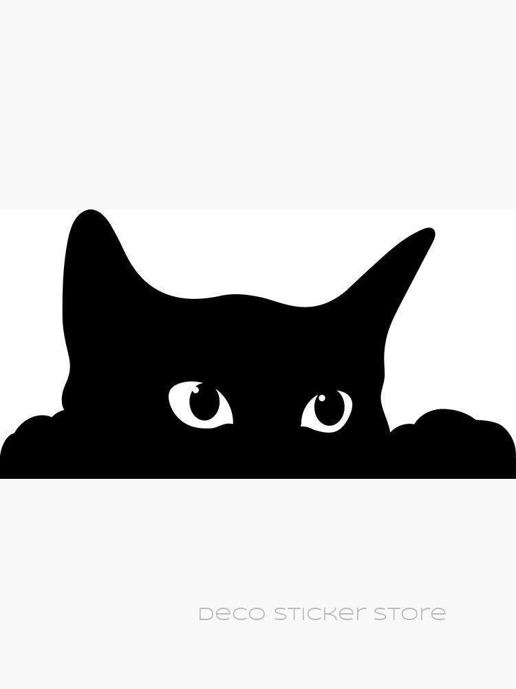 Sticker autocollant chat ombre yeux- - Déco Sticker Store-3.90€