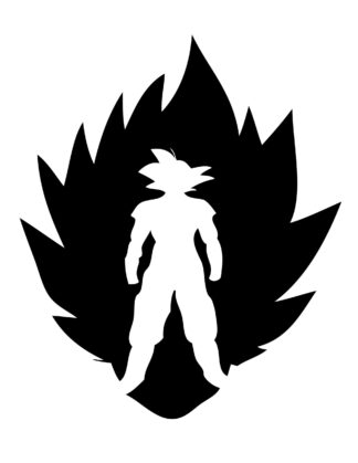 Sticker autocollant dragon ball Goku