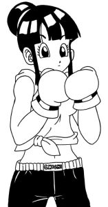 Sticker autocollant dragon ball chichi