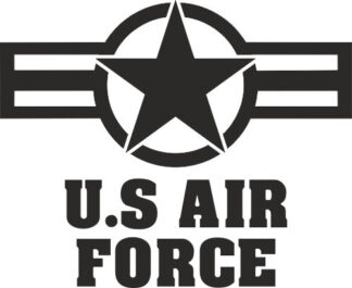 Sticker autocollant étoile us air force