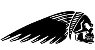 Sticker autocollant moto Indian chef