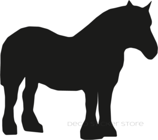 Sticker autocollant poney 2