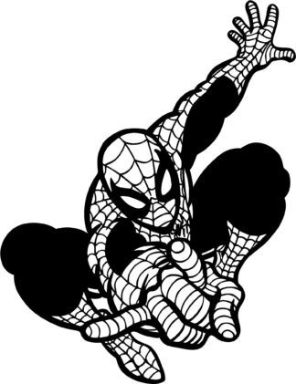 Sticker autocollant spiderman