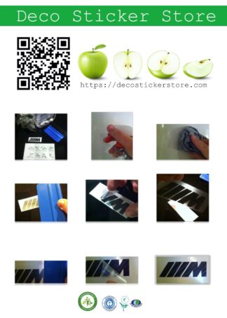 Sticker autocollant surfeur simple