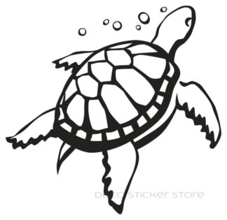 Sticker autocollant tortue