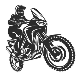 Sticker motocross 50 cm a personnaliser