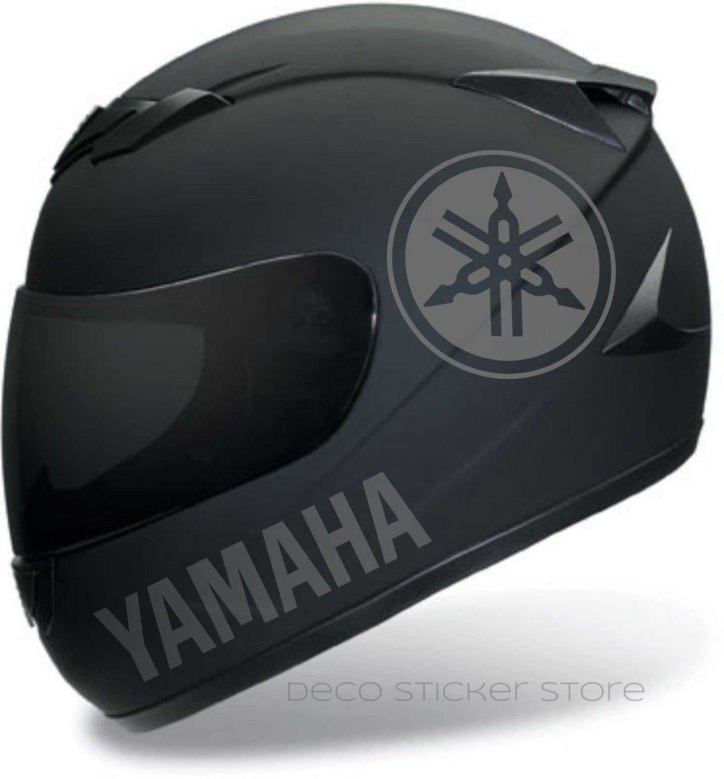 casque moto Lot de 4 stickers autocollants Yamaha- - Déco Sticker