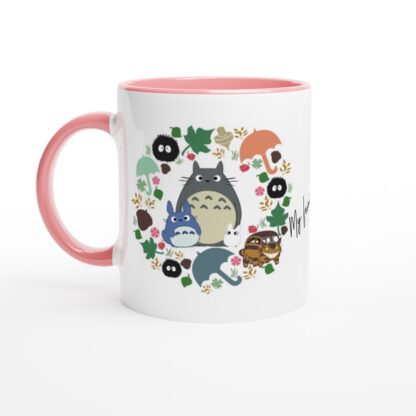 Mug en céramique blanche de 325 ml (11 oz) avec intérieur coloré My friend