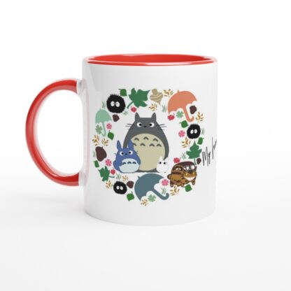 Mug en céramique blanche de 325 ml (11 oz) avec intérieur coloré My friend