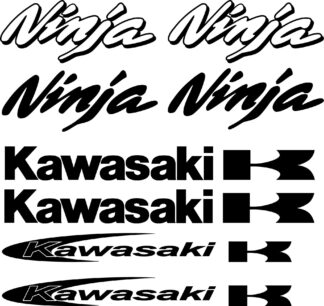 kit Stickers autocollant moto Kawasaki ninja