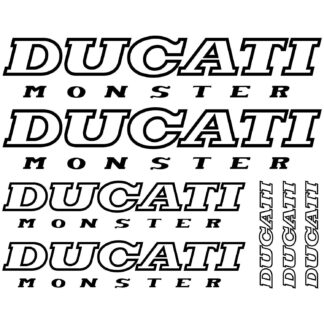 kit Stickers moto Ducati monster