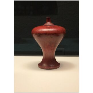 Poster premium en papier semi-brillant vase rouge Japon