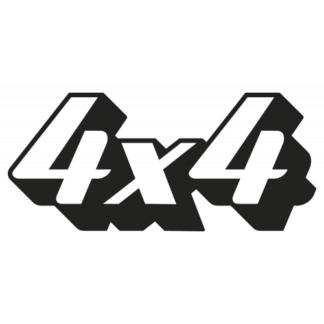 Sticker Autocollant 4x4