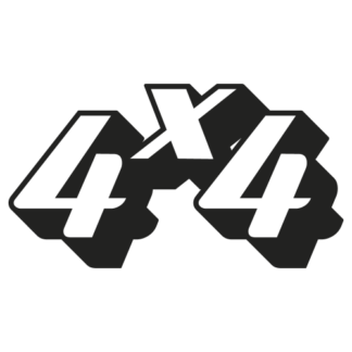 Sticker Autocollant 4x4