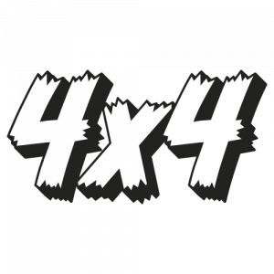 Sticker Autocollant 4x4