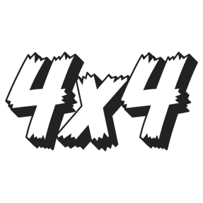 Sticker Autocollant 4x4