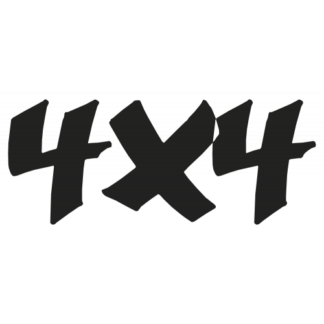 Sticker Autocollant 4x4