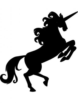Sticker Autocollant Licorne cheval V87293