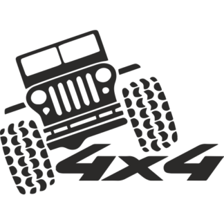 Sticker Autocollant  deco 4x4 Offroad