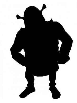 Sticker Autocollant Shrek héro U87304