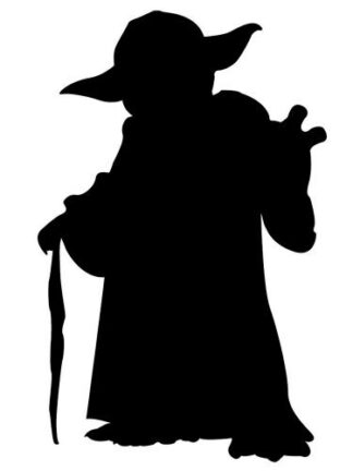 Sticker Autocollant Star wars yoda héro U87311