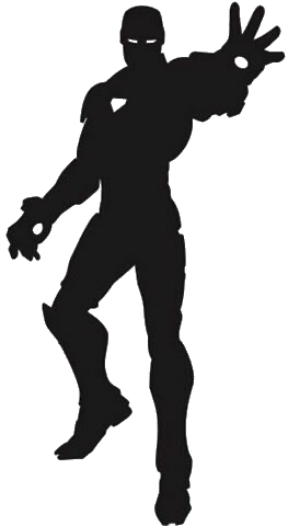 Sticker Autocollant Iron Man héro T87310