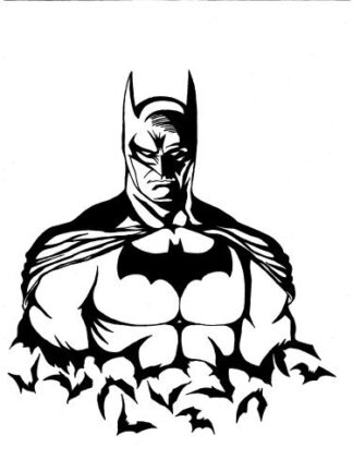 Sticker Autocollant Batman héro T87298