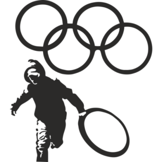 Sticker Autocollant     Jeux Olympqiues street art L87293