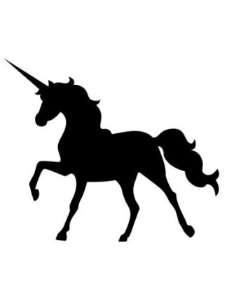 Sticker Autocollant Licorne cheval V87295