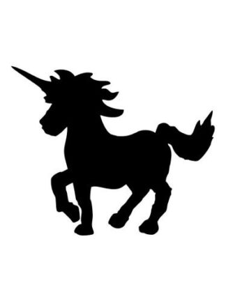 Sticker Autocollant Licorne cheval V87291