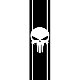 Sticker Autocollant   bande punisher