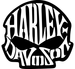 Sticker Autocollant   Harley Davidson Skull HD Unique moto R87372