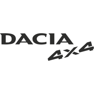 Sticker Autocollant  dacia 4x4 auto AM87378