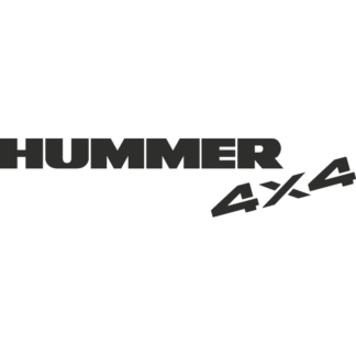 Sticker Autocollant  hummer 4x4 auto AM87367