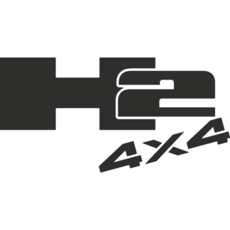 Sticker Autocollant  hummer 4x4 h2 auto AM87364