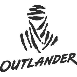 Sticker Autocollant  mitsubishi 4x4 dakar outlander auto AM87343