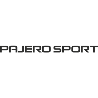 Sticker Autocollant  mitsubishi 4x4 pajero sport auto AM87342