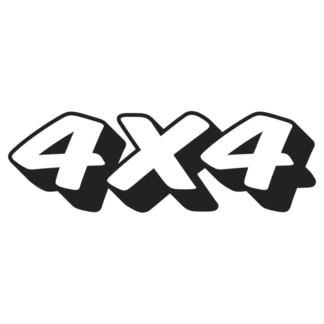 Sticker Autocollant 4x4 auto AM87585