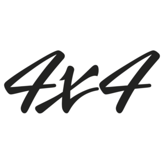 Sticker Autocollant 4x4 auto AM87582