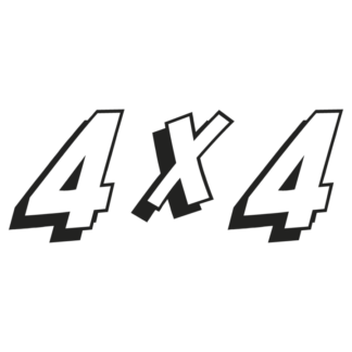 Sticker Autocollant 4x4 auto AM87578