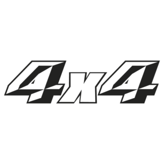 Sticker Autocollant 4x4 auto AM87574