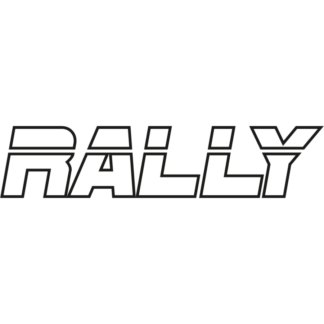 Sticker Autocollant rally auto AM87539