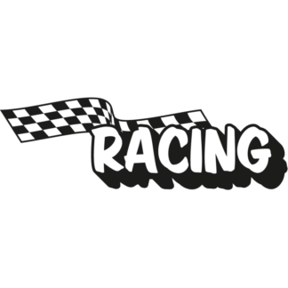 Sticker Autocollant racing auto AM87524