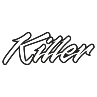 Sticker Autocollant killer auto AM87500