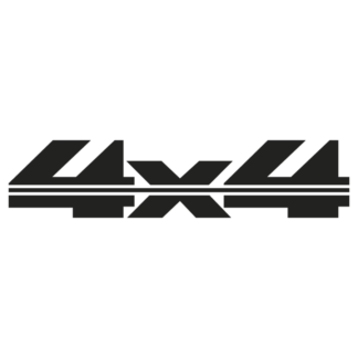 Sticker Autocollant 4x4 auto AM87471