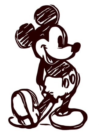 Sticker Autocollant Mickey Disney X87289