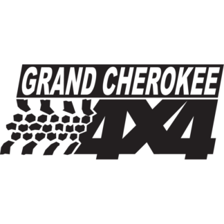 Sticker Autocollant logo 4x4 grand cherokee auto AM87415