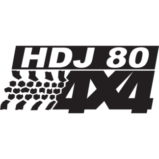 Sticker Autocollant logo 4x4 hdj80 auto AM87412