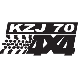 Sticker Autocollant logo 4x4 kzj70 auto AM87407